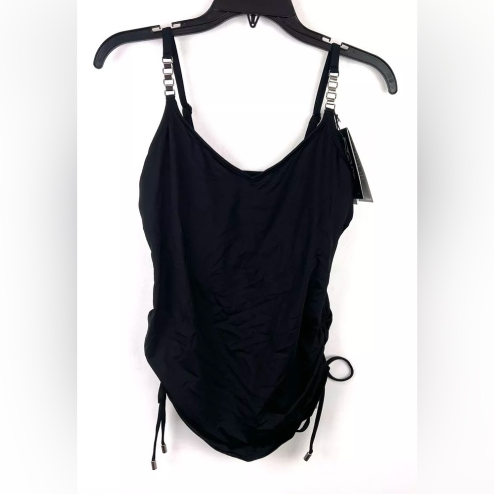 Coco Reef Women’s Black Underwire Tankini Top Size 32C